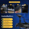 8M0120717 Xi Series Quick-Release Trolling Motor Mounting Bracket Kit Replace for…