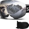 Ski Goggles Snowboard Goggles Adult, 100% UV Protection Anti-Fog Snow Goggles