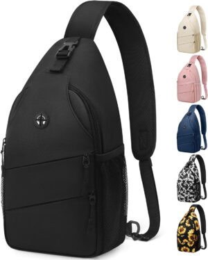 Crossbody Bags for Women Men Trendy Sling Bag Bakpack Casual Chest Bag with…