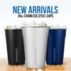 Ice Shaker Insulated Stainless Steel Shaker Bottle | 26oz, Mermaid | Cold for 30+…