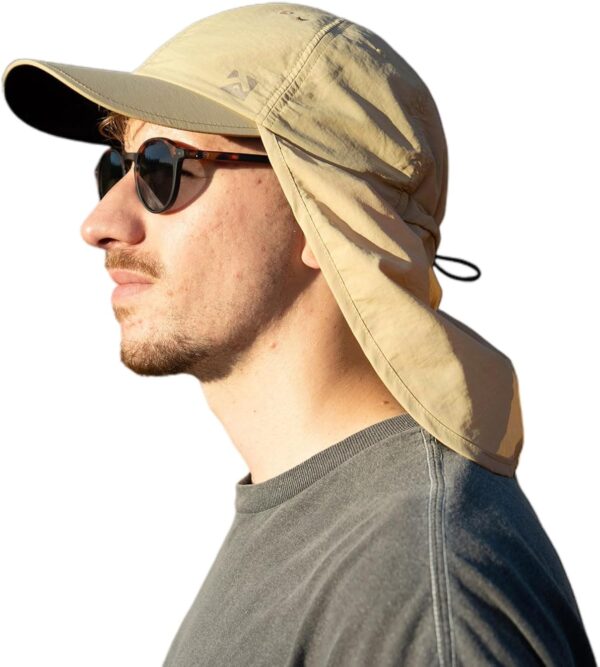 TOP-EX L/XL/XXL UV50+ Waterproof Neck Flap Baseball Sun Cap