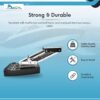 MARINE CITY Aluminum Outboard Motor Bracket, 2-Stroke, Retractable, Spring-Loaded, Up…