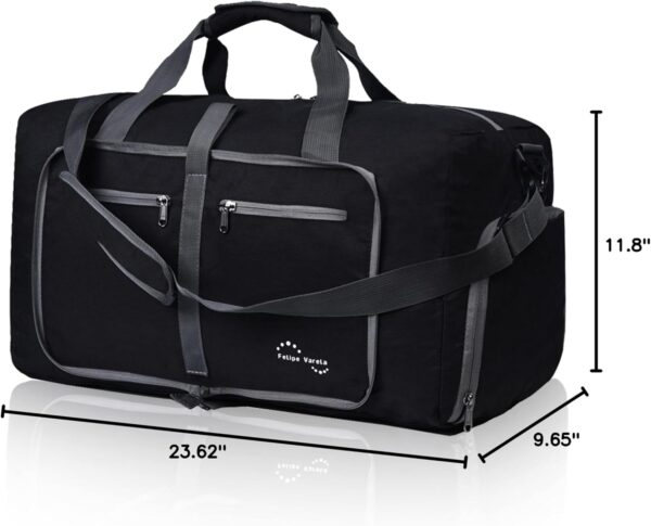 Felipe Varela Duffle Bag with Shoes Compartment and Adjustable…