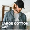 Zylioo Oversize XXL 100% Cotton Baseball Cap,Large Baseball Hat for Big Heads…