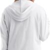 Hanes Womens Slub Knit Full-Zip Hoodie, Textured Cotton Zip-Up T-Shirt Hoodie for Women
