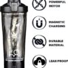 Electric Shaker Bottle 20oz: Automatic Clump-free Nutrition Powder Vortex Blender Cup…