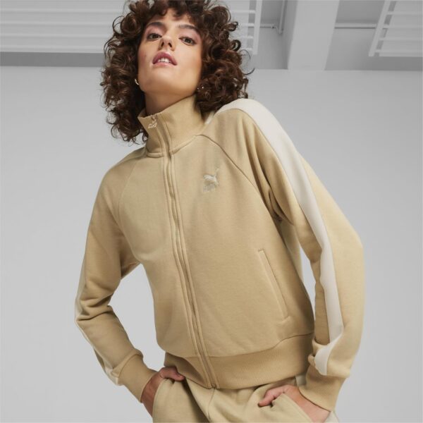 PUMA Women’s Iconic T7 French Terry Jacket (Available in Plus Sizes)