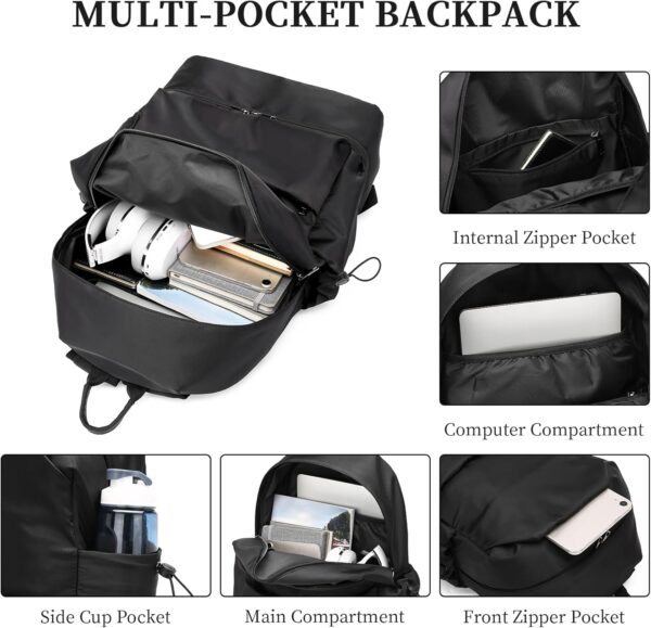 seyfocnia Gym Backpack for Men,Waterproof Travel Backpack With Shoe…