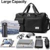 Sports Gym Duffel Bag with Shoes Compartment and Dry Wet Separated Pocket…