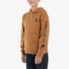 Carhartt Boys’ Long Sleeve Hooded Sweatshirt