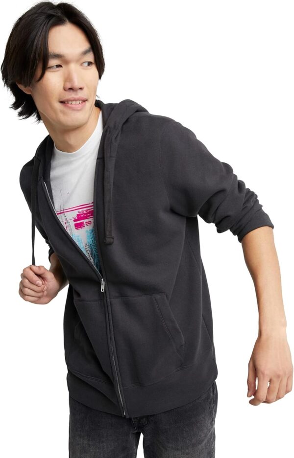 Hanes Men’s Originals Full-Zip Hoodie, Heavyweight Fleece Sweatshirt, Zip-Up Hoodie
