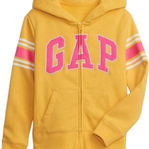 GAP Girls’ Logo Full Zip Hoodie