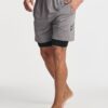 Real Essentials 5 Pack: Mens Compression Shorts – Quick Dry Performance Active…