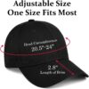 3 Pack Unisex Cotton Baseball Cap Adjustable Unconstructed Plain Sport Dad Golf Hat…