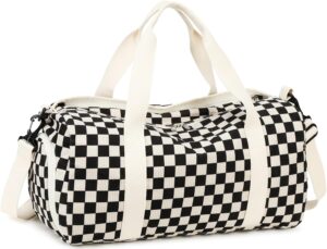 BLUBOON Duffle Bag Girls Kids Cute Gym Bag with Shoes Compartment & Wet…