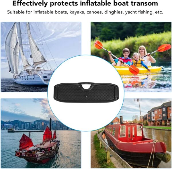 PVC Transom Plate Outboard Mounting Engine Bracket For Inflatable Boat Rubber Dinghy…