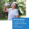 Campbell Ultrafiltration+ Water Filter Bottle – 16 fl. oz., Purification On the Go,…