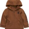 Carhartt Kid's CA6702 Long-Sleeve Quilted Jersey Half-Zip Sweatshirt - Boys