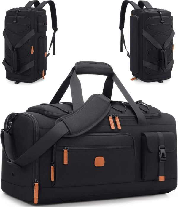 Gym Bag for Men and Women with Shoe & Laptop Compartment, 3-in-1 Sports…