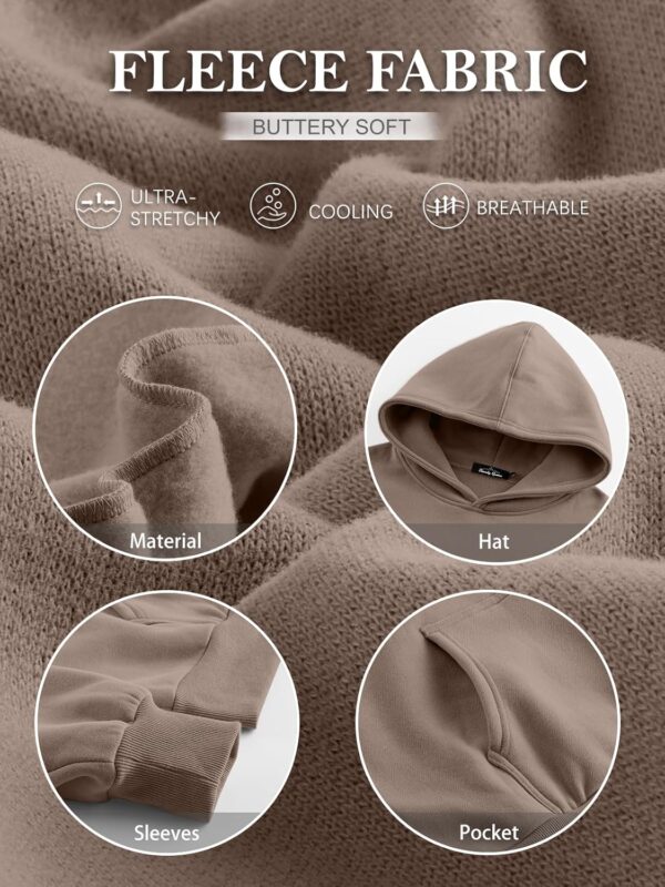 Trendy Queen Womens Oversized Hoodies Fleece Sweatshirts Sweaters Spring Outfits 2025…