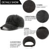 Ultrafun Unisex Vintage Baseball Cap Washed Distressed Plain Blank Baseball Hat…