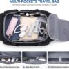 Gym Bag for Men and Women with Shoe & Laptop Compartment, 3-in-1 Sports…