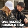 Zylioo Oversize XXL 100% Cotton Baseball Cap,Large Baseball Hat for Big Heads…