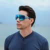 FEISEDY Sports Sunglasses, Polarized Oversized Shield for Women Men Youth, Baseball…