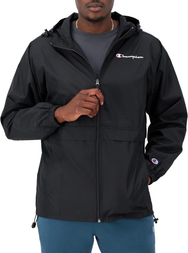 Champion Men’s Jacket, Stadium Full-Zip Jacket, Wind Resistant, Water Resistant Jacket…