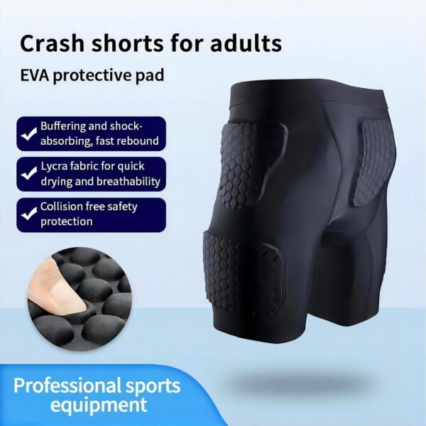 Men’s Padded Compression Pants Protector or Football Baseball Soccer Basketball Girdle