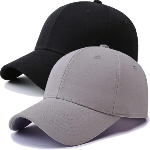 Baseball Cap Men Women Cotton Dad Hat Classic Adjustable Plain Golf Hat Low Profile Unisex
