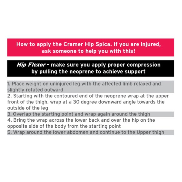 Cramer Groin Hip Spica Support For Groin Strain, Groin Sprain, Hip Replacement,…
