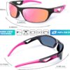 RIVBOS Polarized Sports Sunglasses Driving Sun Glasses Shades for Men Women Tr90 Frame…