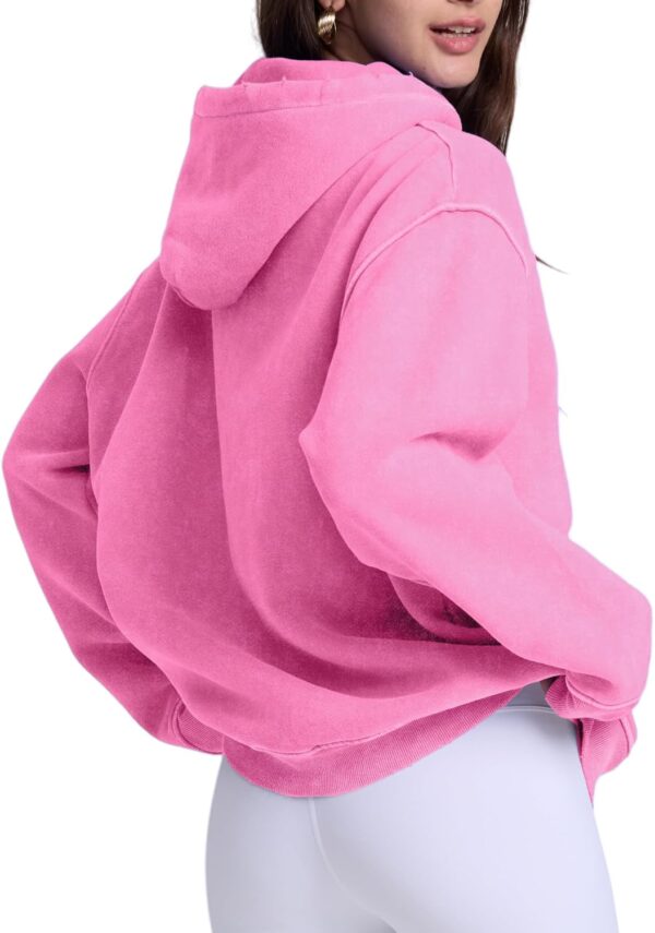 Dnzzs Womens Oversized Hoodie Acid Wash Hoodie Vintage Sweatshirt Heavyweight Fleece…
