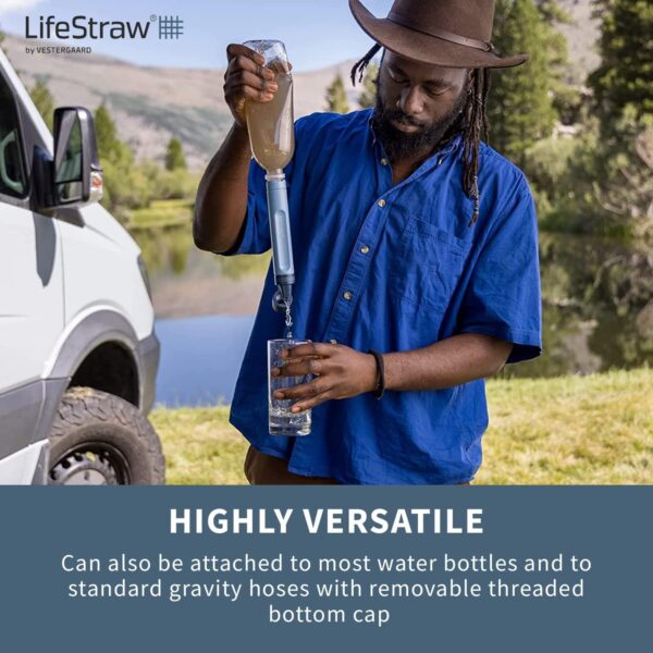 LifeStraw Peak Series Personal Water Filter for Hiking, Camping, Travel, and Emergency…
