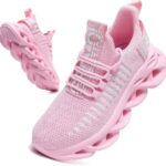 Jakcuz Women's Lace Up Walking Shoes Breathable Ultra Lightweight Sport Casual Ladies...