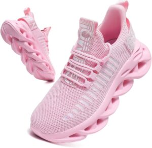 Jakcuz Women’s Lace Up Walking Shoes Breathable Ultra Lightweight Sport Casual Ladies…
