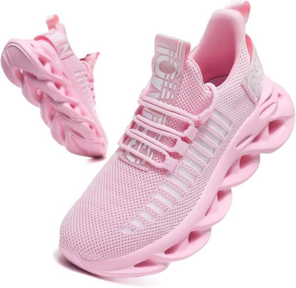 Jakcuz Women’s Lace Up Walking Shoes Breathable Ultra Lightweight Sport Casual Ladies…