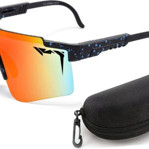 Sports Sunglasses for Men Women,Youth &Kids Baseball Glasses,Cycling Running Vipers…