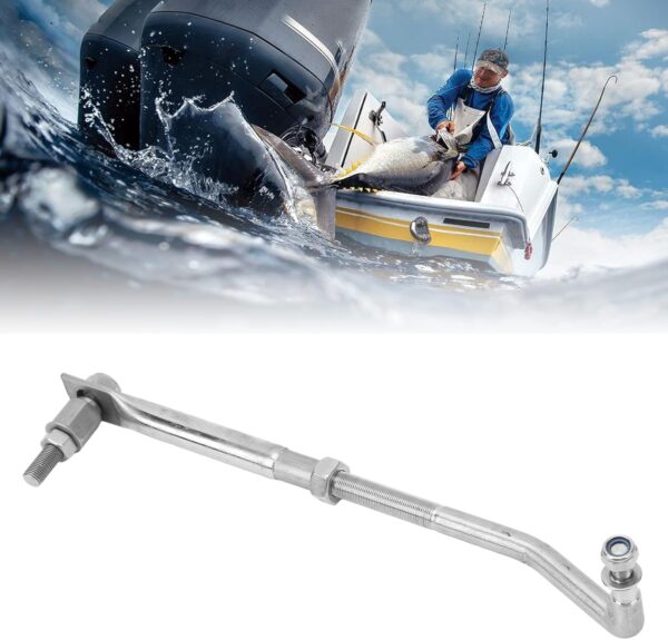 Outboard Motor Steering Link 265?315mm Adjustable Stainless Steel Universal Boat…