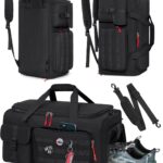 RAINSMORE Gym Bag for Men, 45L Sports Travel Duffel Bag with Shoe & Laptop...
