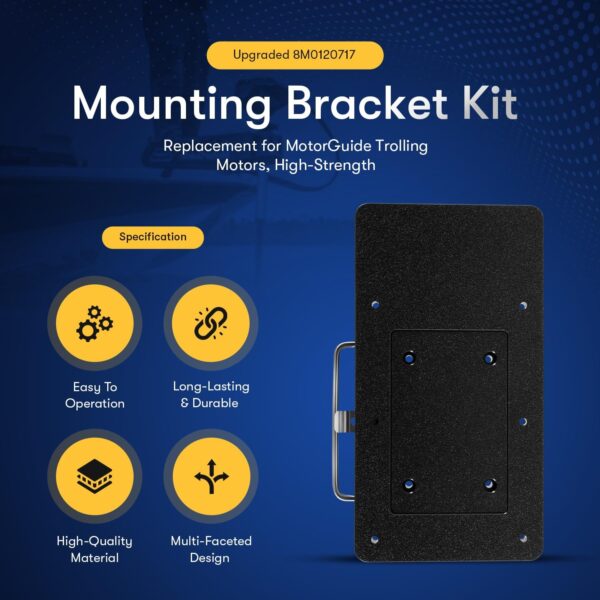 8M0120717 Xi Series Quick-Release Trolling Motor Mounting Bracket Kit Replace for…