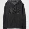 GAP Logo Heritage Hoodie Hooded Full Zip Sweatshirt
