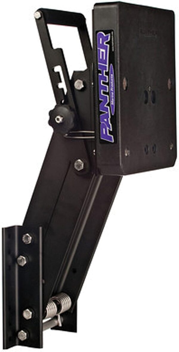Marinetech Panther Marine 55-0416 Auxiliary Outboard 4-Stroke Motor Bracket – 16″, Black