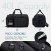 BAGZY 3 In 1 Tactical Military Travel Duffle Bag 40L with Shoe Compartment…