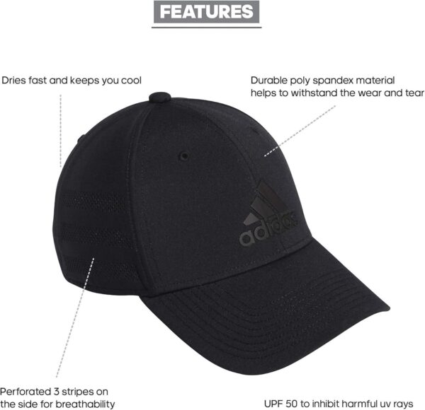 adidas Men’s Gameday Stretch Fit Baseball Cap