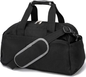 14 inch Small Gym Bag for Women & Men, Mini Duffel Bag for Travel Sports…