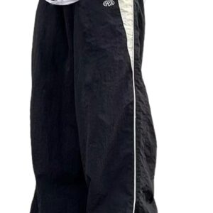 Unisex Y2k Baggy Sweatpants Men ParachuteTrack Pants Vintage Joggers Hip Hop Oversized…