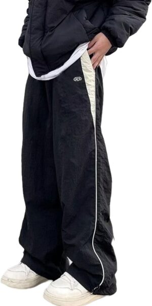 Unisex Y2k Baggy Sweatpants Men ParachuteTrack Pants Vintage Joggers Hip Hop Oversized…