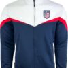 Men’s USA Track Jacket, U.S Full Zip Sweater Jacket With Zipper Pockets